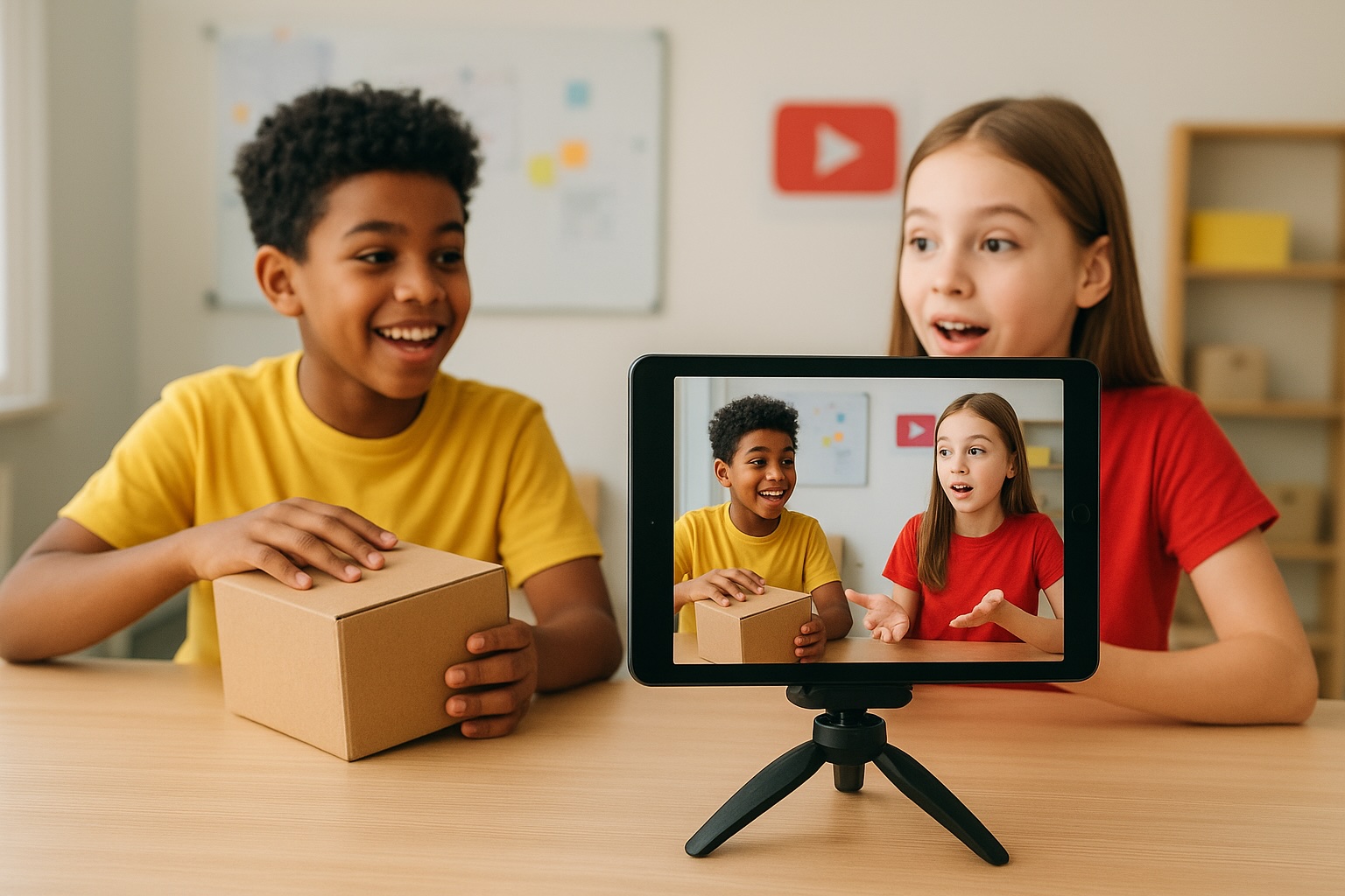 Kids at Content Creator Flix